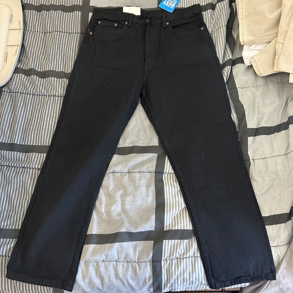 BCC Blues 36x29 Black Jeans Relaxed Fit New